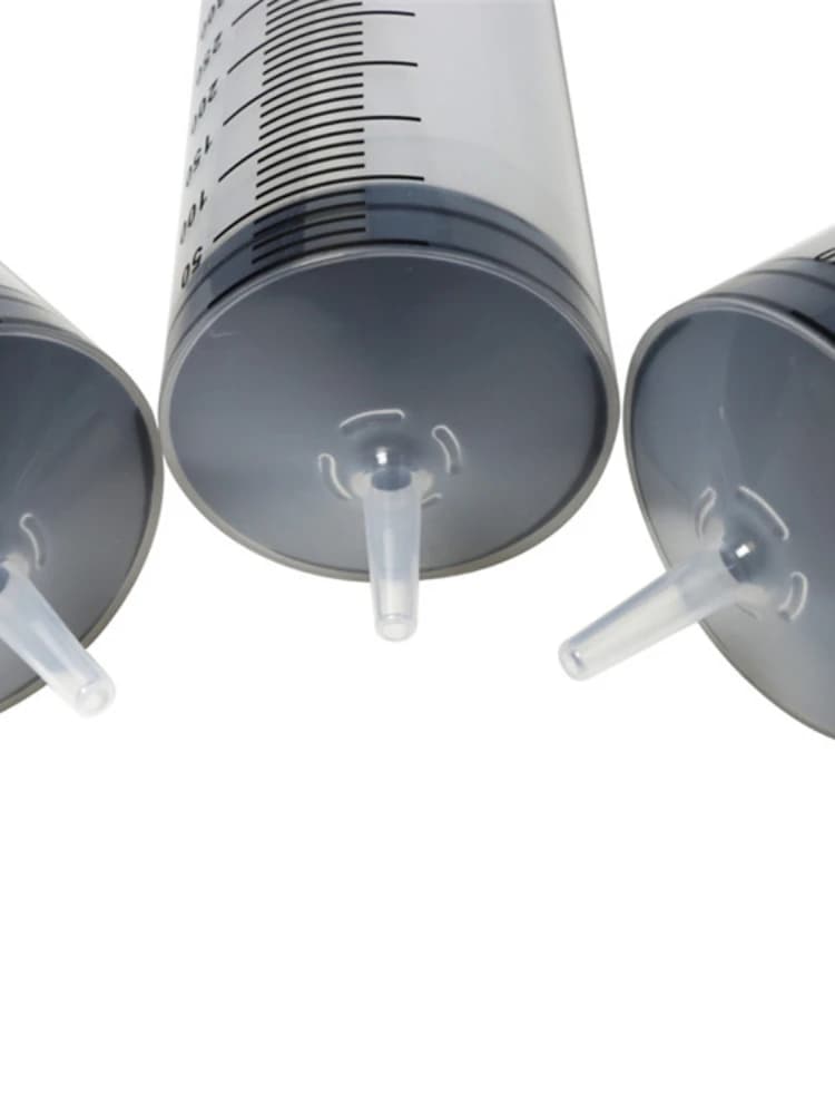 60-150ml Syringe Reusable Pump Pet Feeding Syringe Filling Plastic Syringe Nutrient Sterile Without Needle Watering Refilling