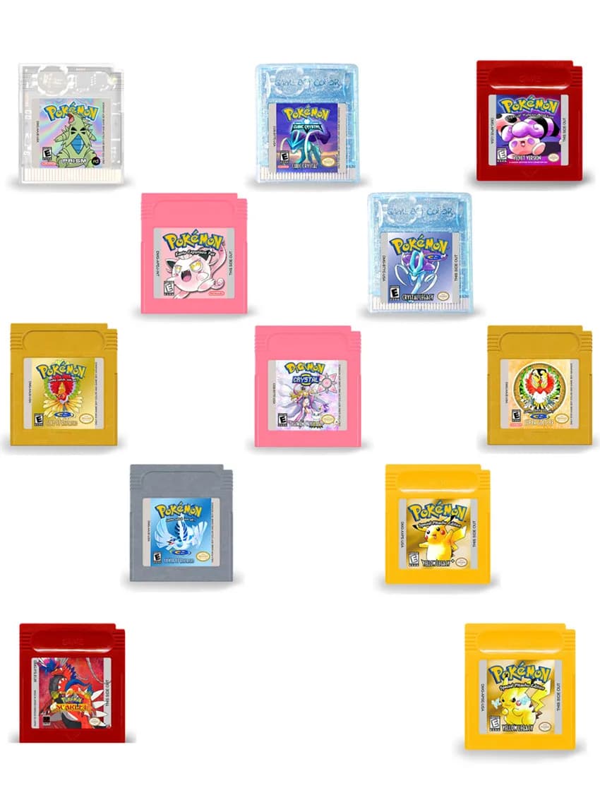 Rom hack Real time clock GameBoy Cartridge RTC Cartridge Console Card Pokemon Crystal Legacy Prism Gold 97 with Battery