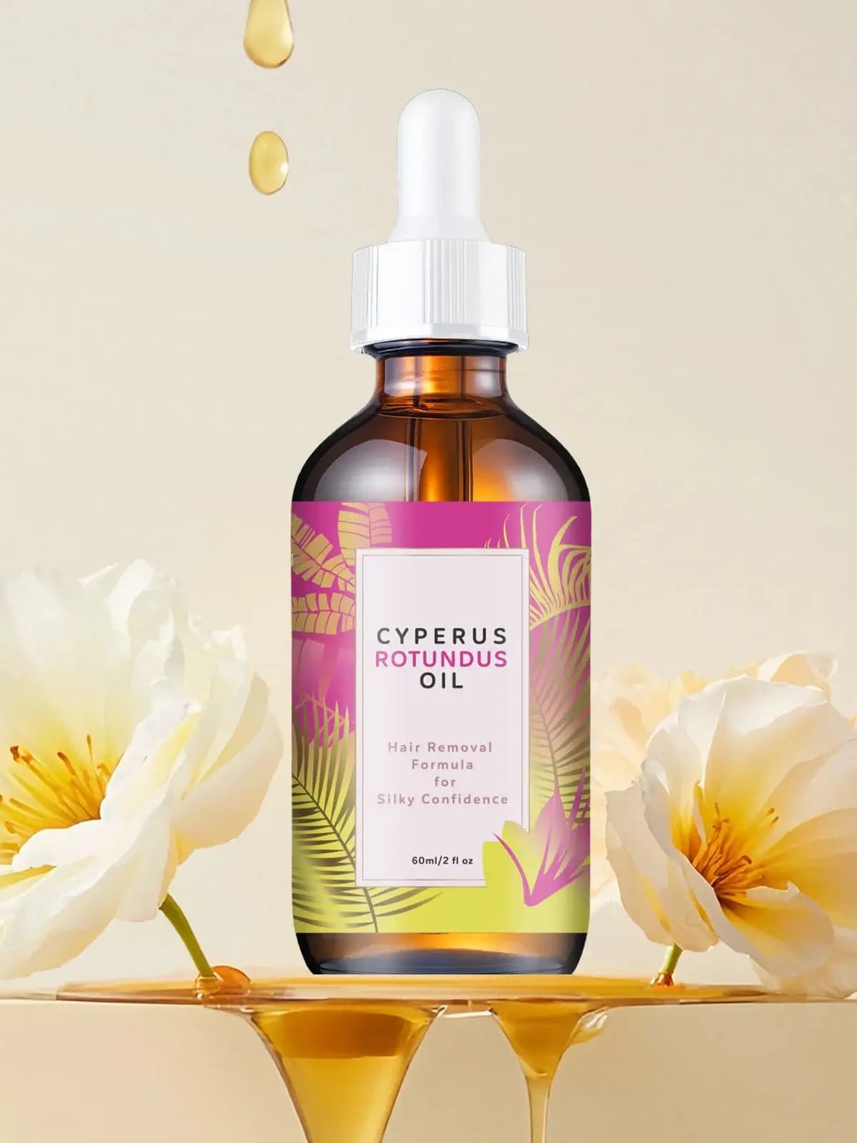 Natural Hair Care Oil – Jojoba and Almond Oil for Smooth, Silky Skin and Hair, Long-Lasting Nourishment and Care Support