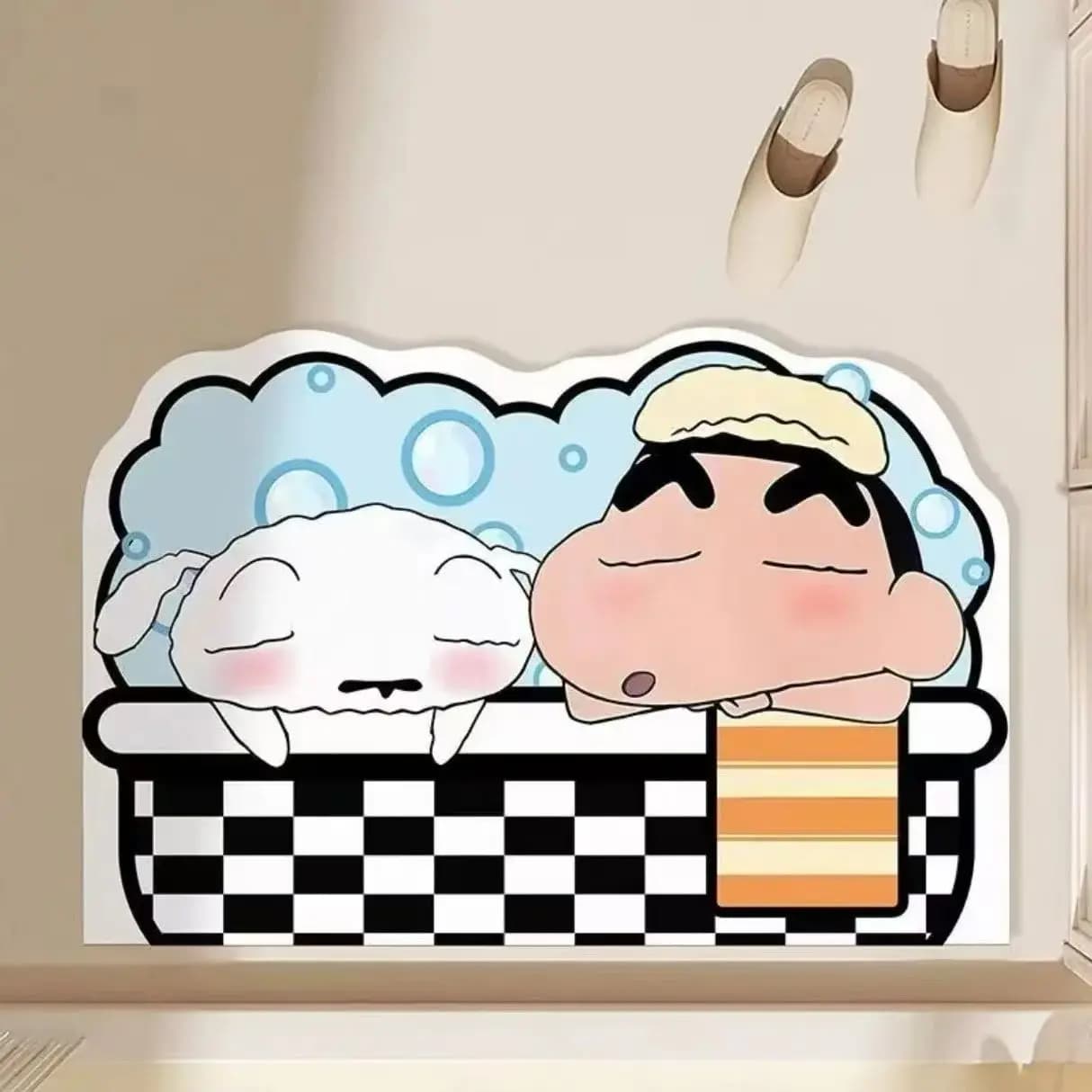 Shower Room Water Uptake Mat Quick Drying Fashionable Home Gifts And Exquisite Cartoon Anime Soft And Comfortable Anime Periphe