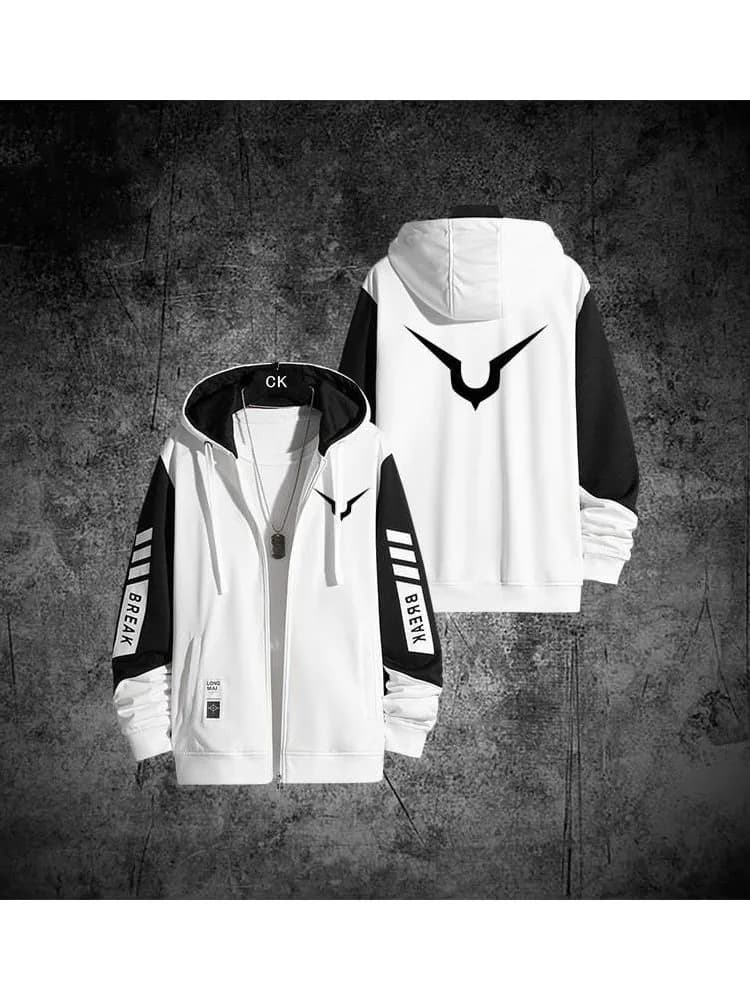 Anime CODE GEASS Lelouch of the Rebellion Print Coat Men's Hoodie Zip Hooded Men's Sweatshirt Streetwear Men's Clothes