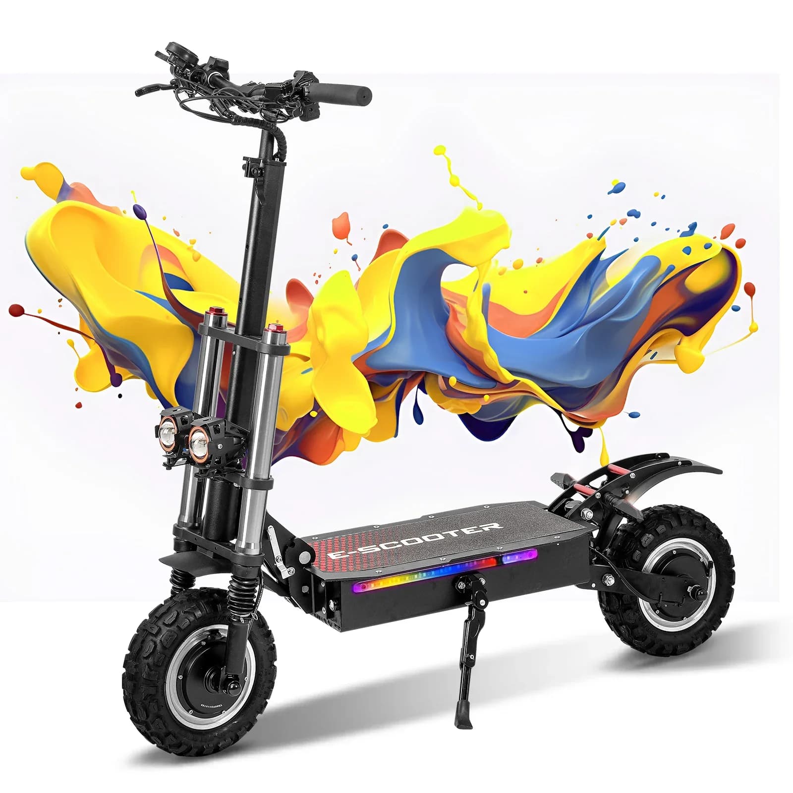 FREEBOY J30max Adult Foldable Electric scooter 6000W E-Scooter 60V38AH 11 INCH OFF-ROAD TIRE E-Mountain Scooter