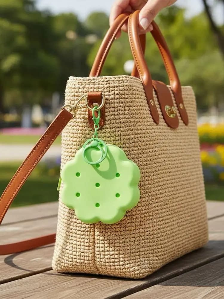 Mini Wallet Cloud Flower Silicone Wallet Zipper Closure Mini Size Card Holder Soft Silicone Cute Holes Money Bag Women Use