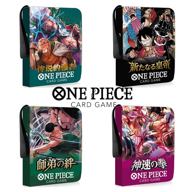 One Piece 900Pcs OPCG Cards Album Book Luffy Nami Zoro Anime Map Letter Holder Binder Action HD Protector Notebook Folder Gifts