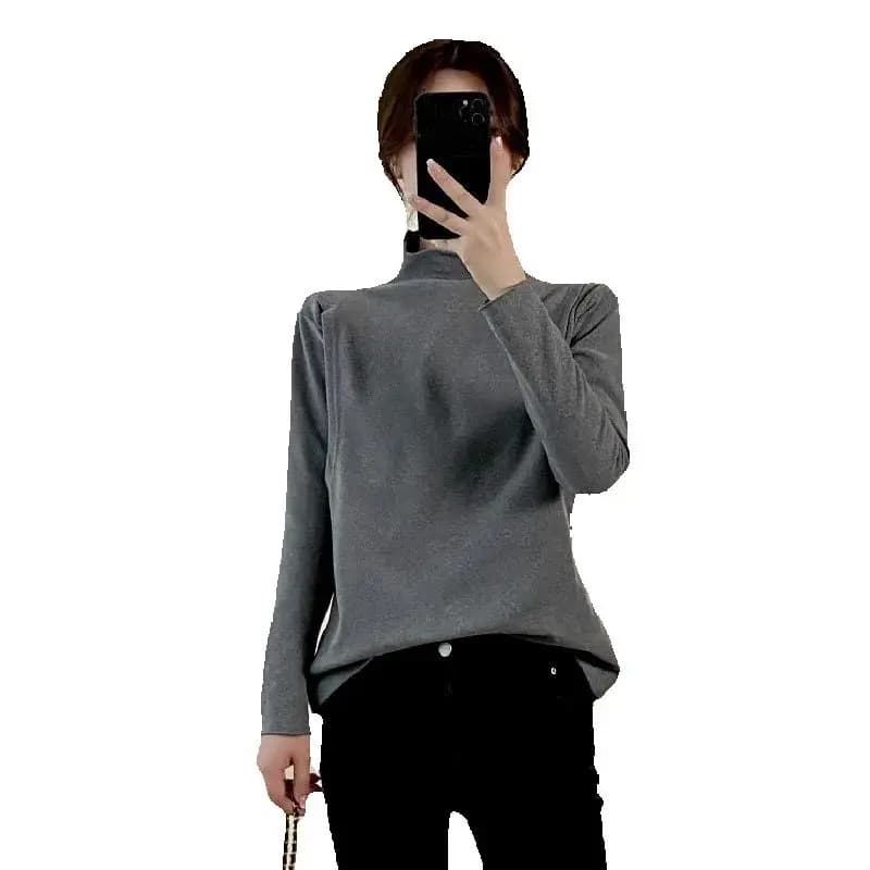 Pregnant Woman Fall/Winter Clothes Warm Solid Color Long Sleeve Maternity Lactation Tops Breastfeeding Knitwear Nursing Tops