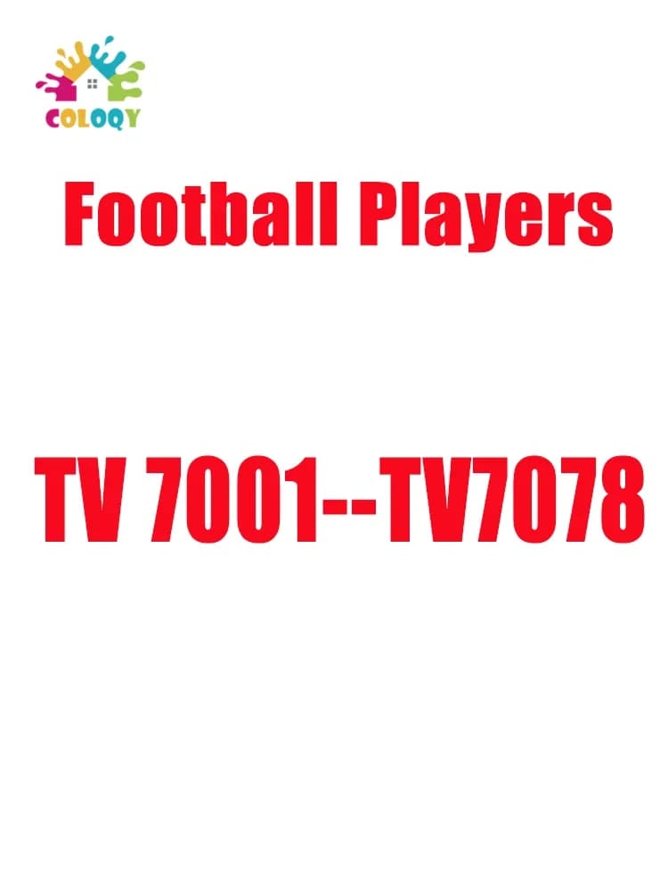 Kids Toys Football Player TV7001--TV7078  Mini Action Figures Toys For Kids Christmas Gifts