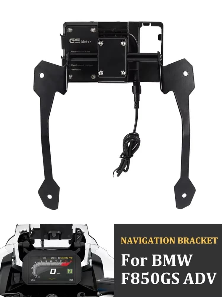 For BMW F850GS 2018- 2020 F 850GS Adventure 2018-2019 Motorcycle Mobile Phone GPS Navigation Plate Bracket Windshield Stand Hold