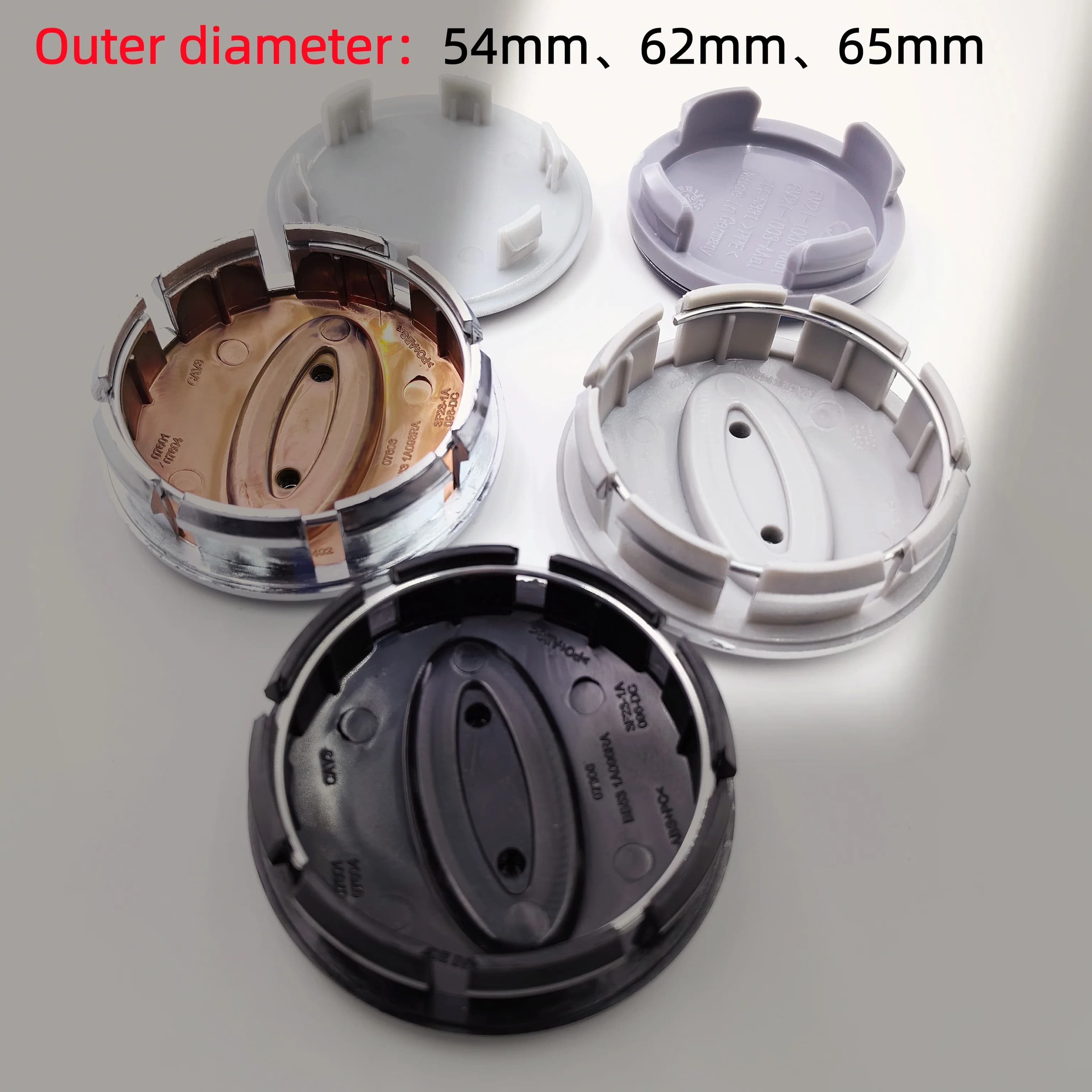 4pcs 54/56/60/65/68mm Car Wheel Center Caps Hubcap Cover hub center cap ForFord Rim Cover