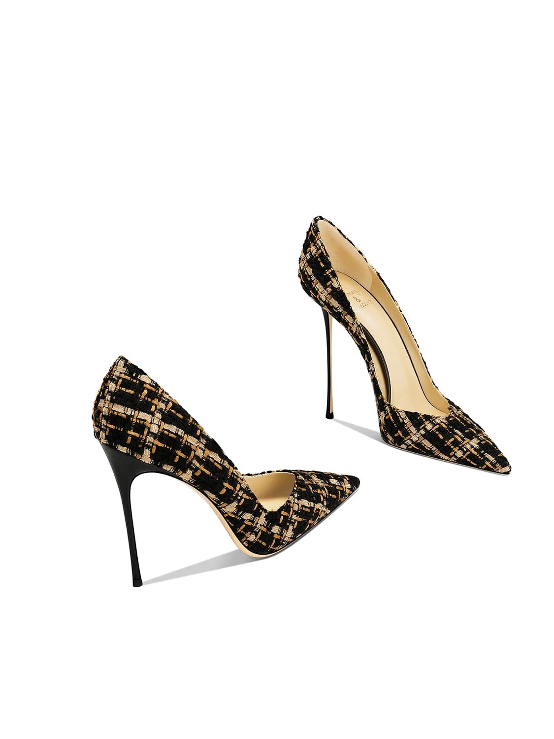 Apricot Temperament 2025 New Pointed Stiletto High Heels Women