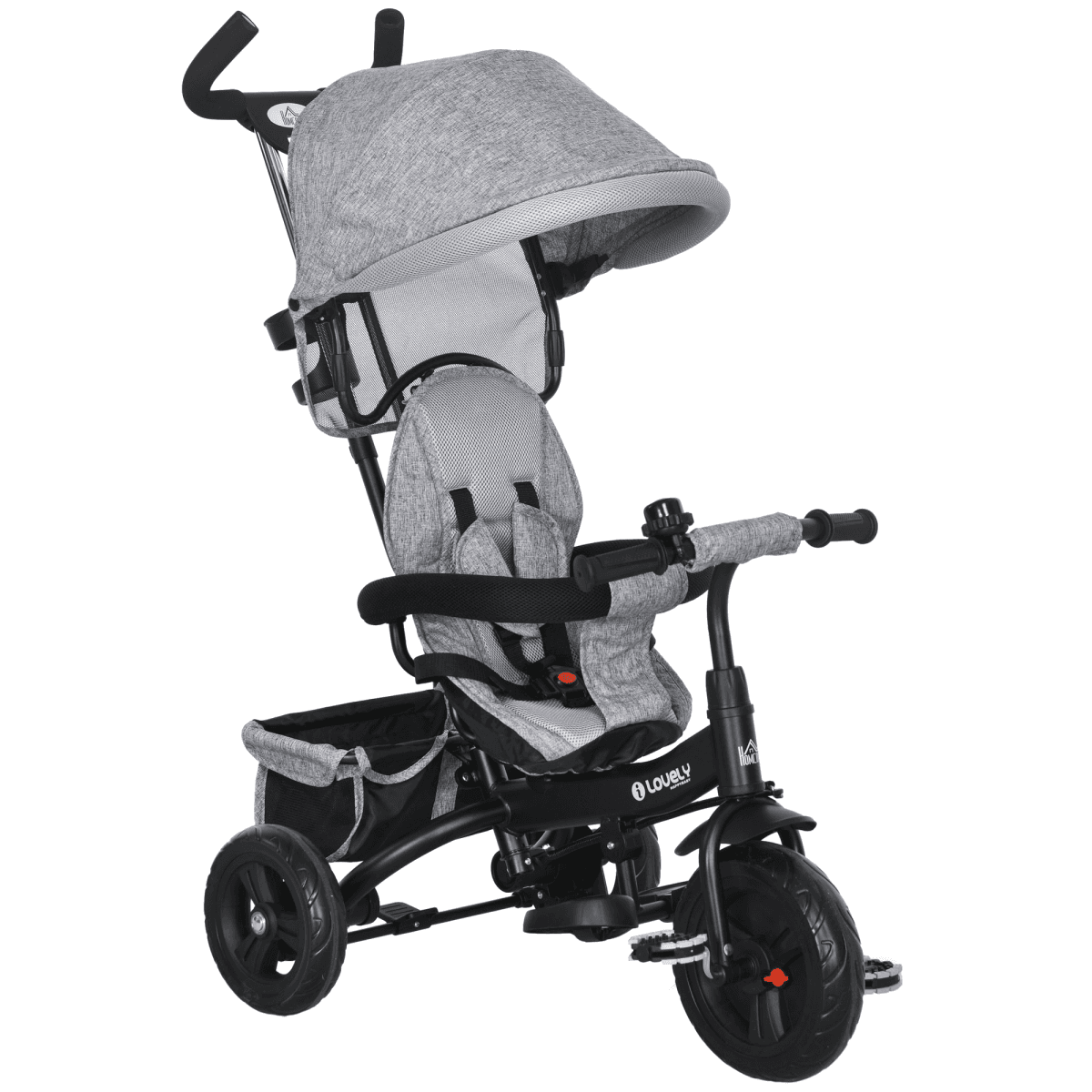 Kids Trike 6 in 1 Stroller with Parent Handle| Green