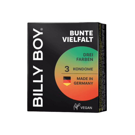 Billy Boy Colourful variety condoms - 3 pcs