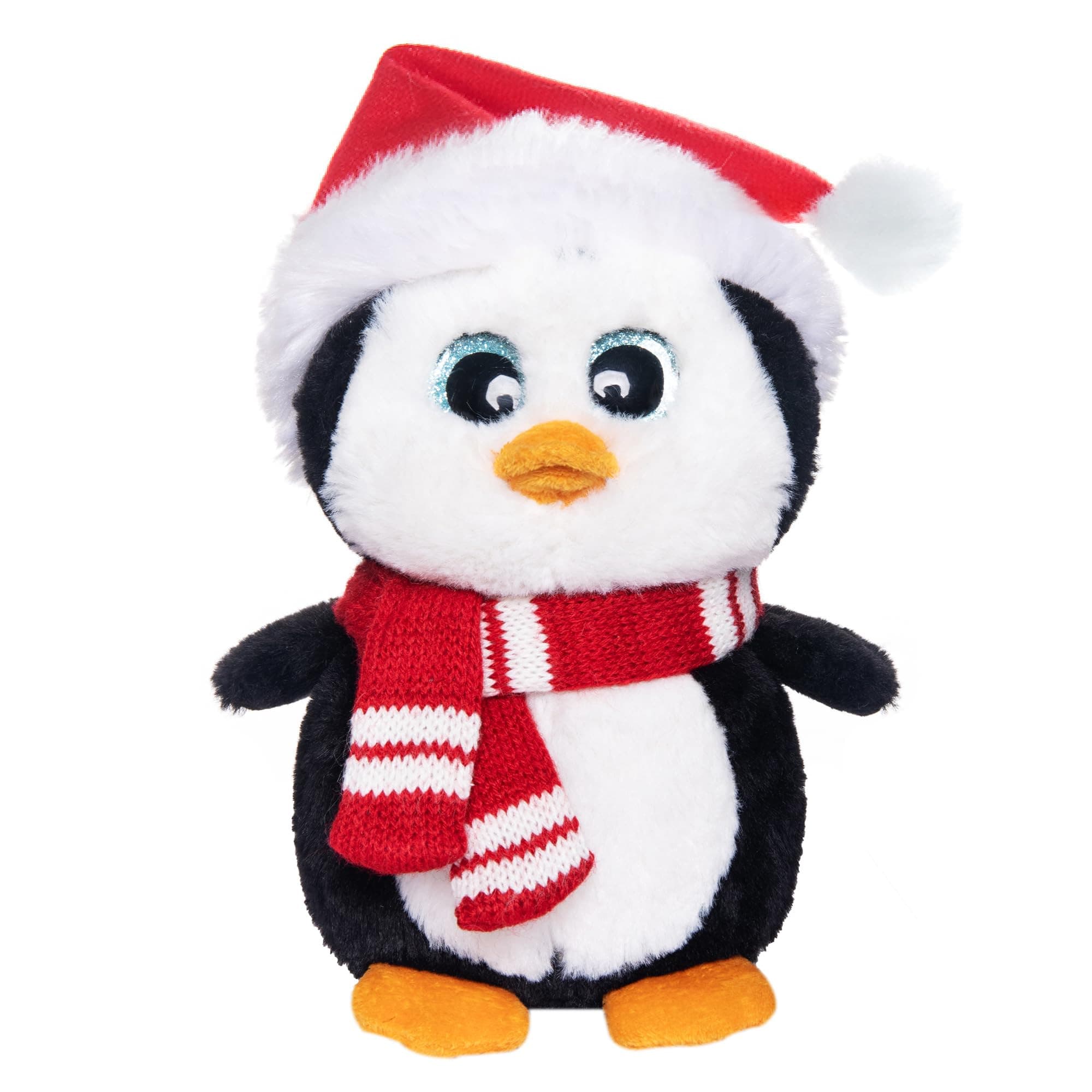 Snowman Christmas Plush Toy - White 7-Inch