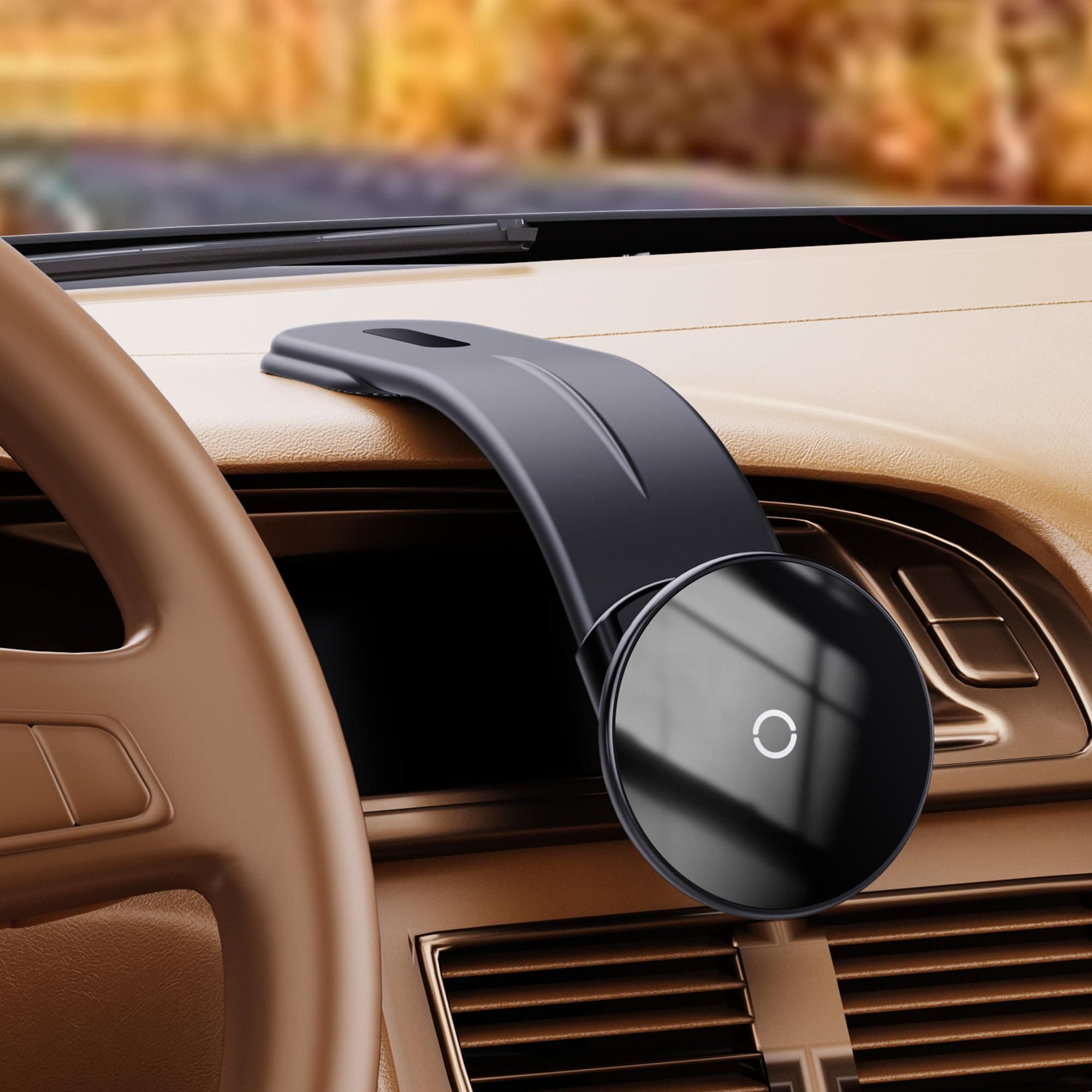 MagSafe Car Mount Magnetic Holder - Silver