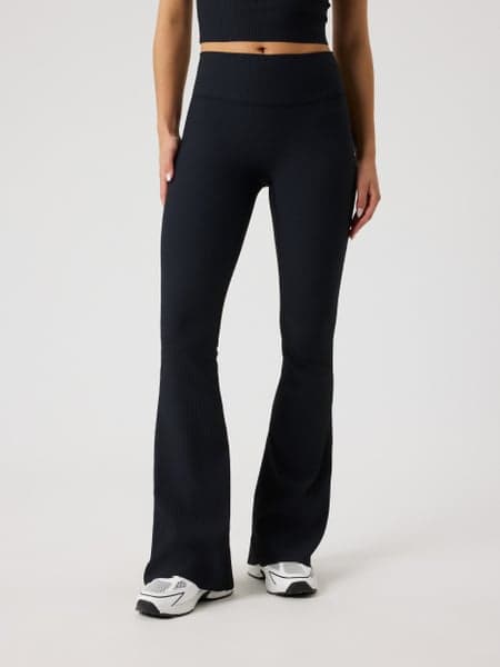 Björn Borg Studio Ribbed Flare Tights Regular Black, XS
