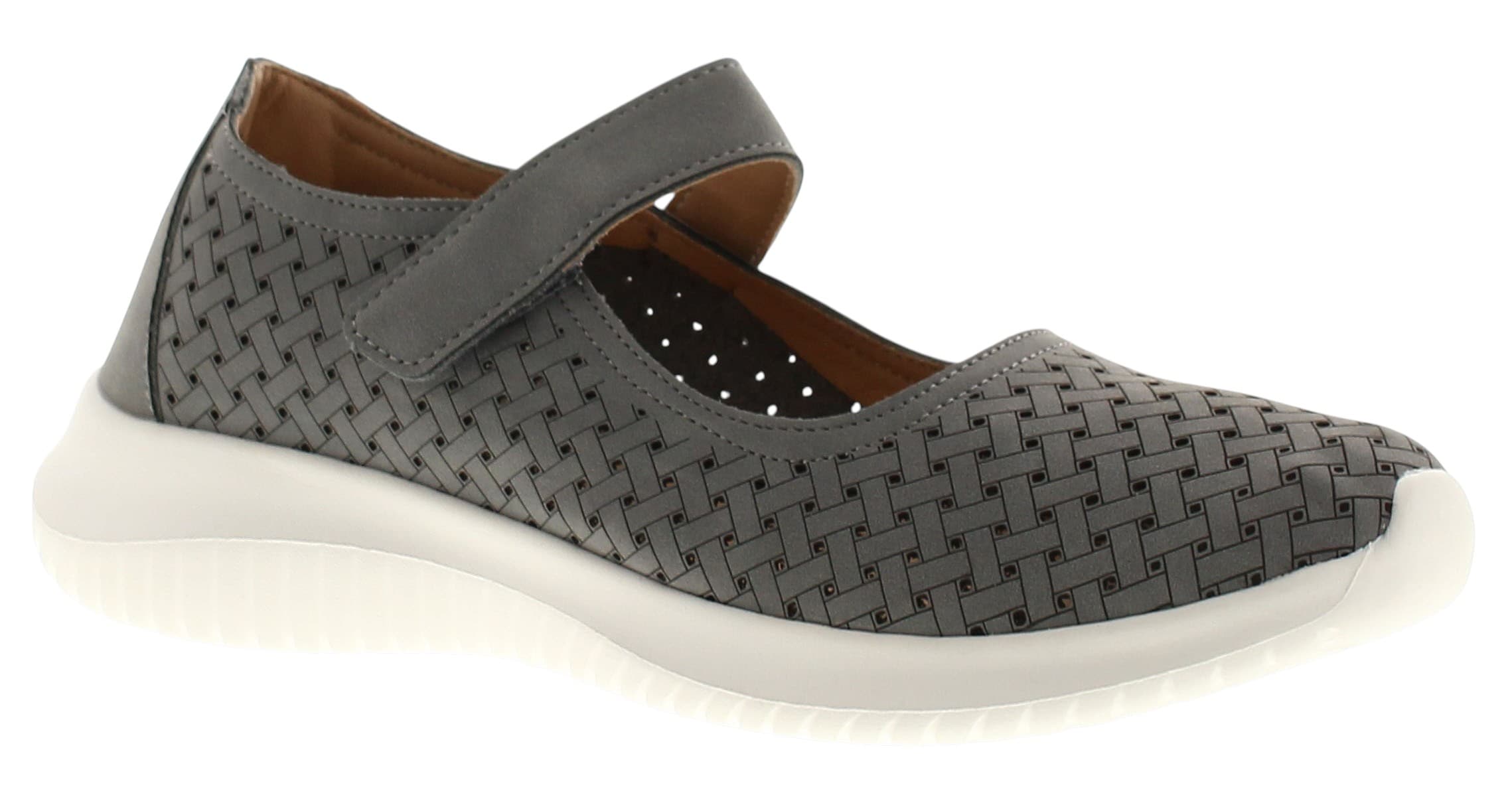 Platino Dalia Womens Wedges Grey, 3