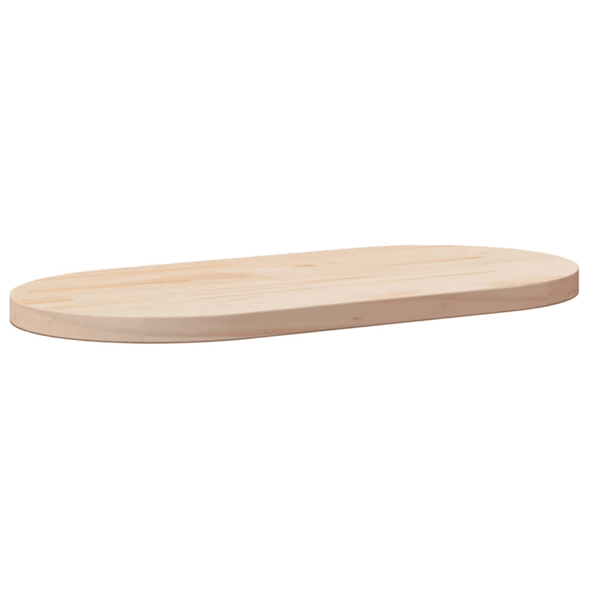vidaXL Table Top 80x40x2.5 cm Solid Wood Pine Oval