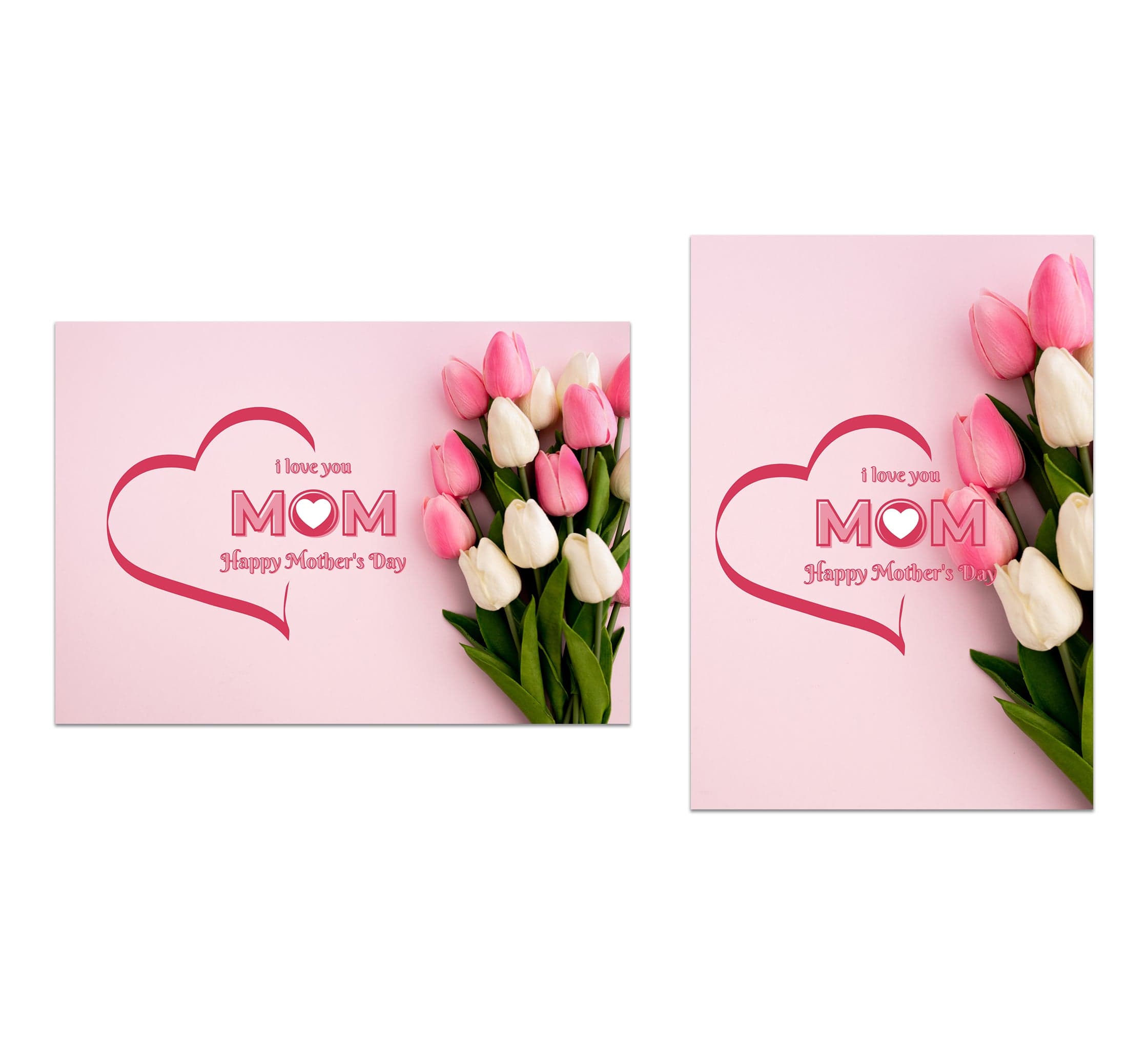 Full Color Folded Greeting Cards - Customize Your Own Personalizable High Quality Folded Greeting Cards For Your Loved Ones By BannerBuzz
