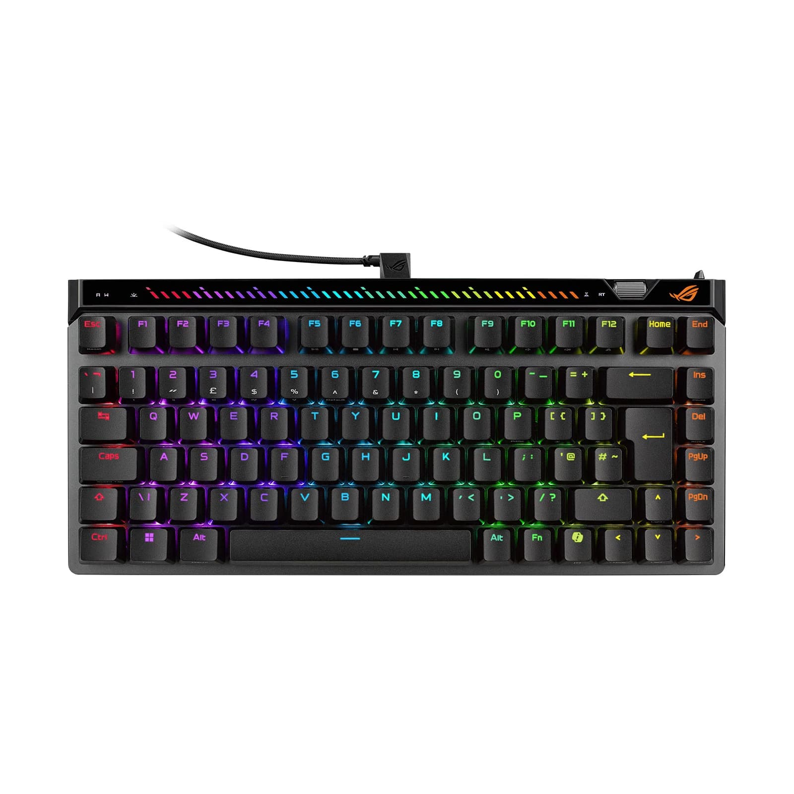 ASUS ROG Falchion Ace 75 HE RGB Wired Gaming Keyboard - Black