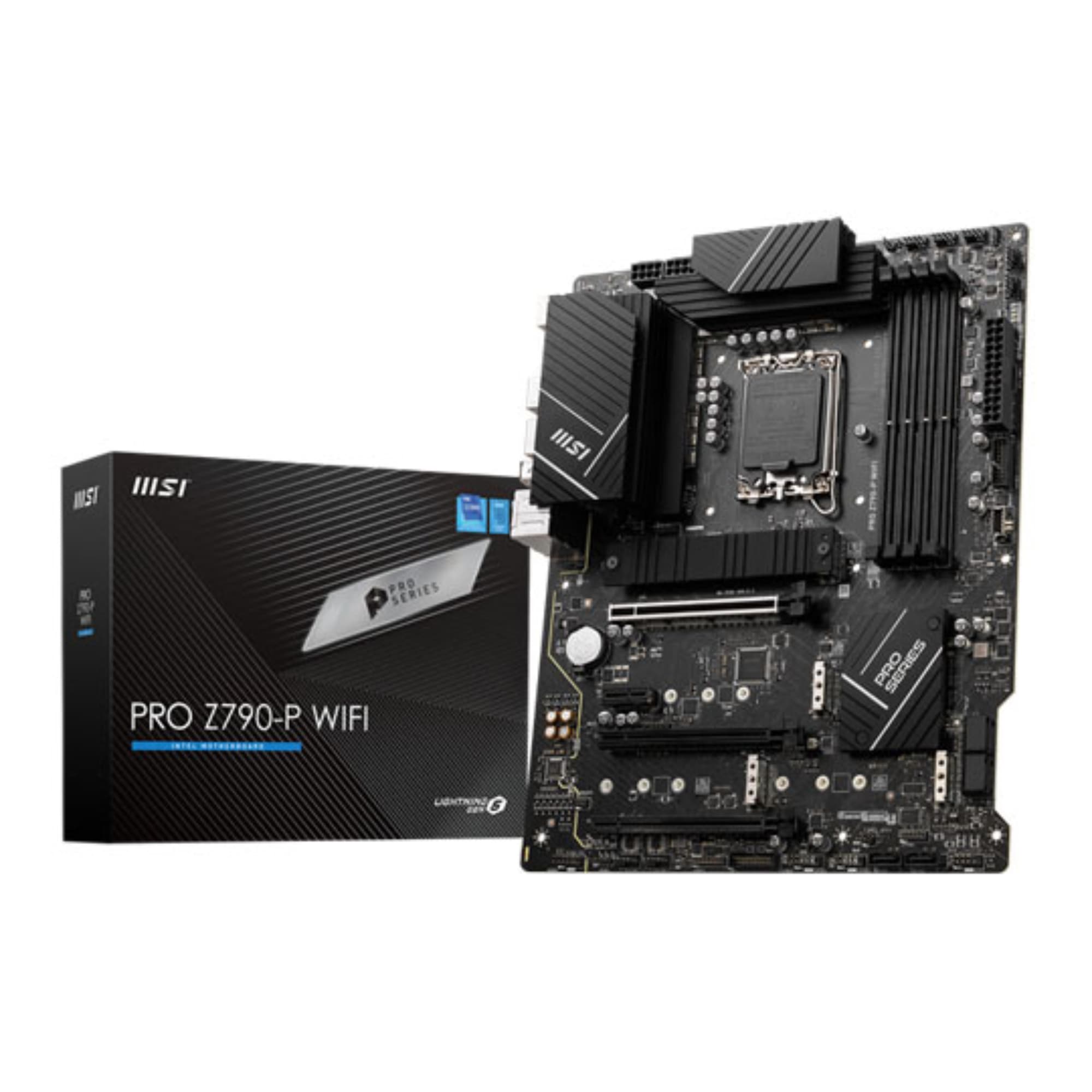 MSI Intel Z790 PRO Z790-P WIFI 1700 DDR5 ATX Motherboard - PCIe 5.0, 4x M.2 Slots