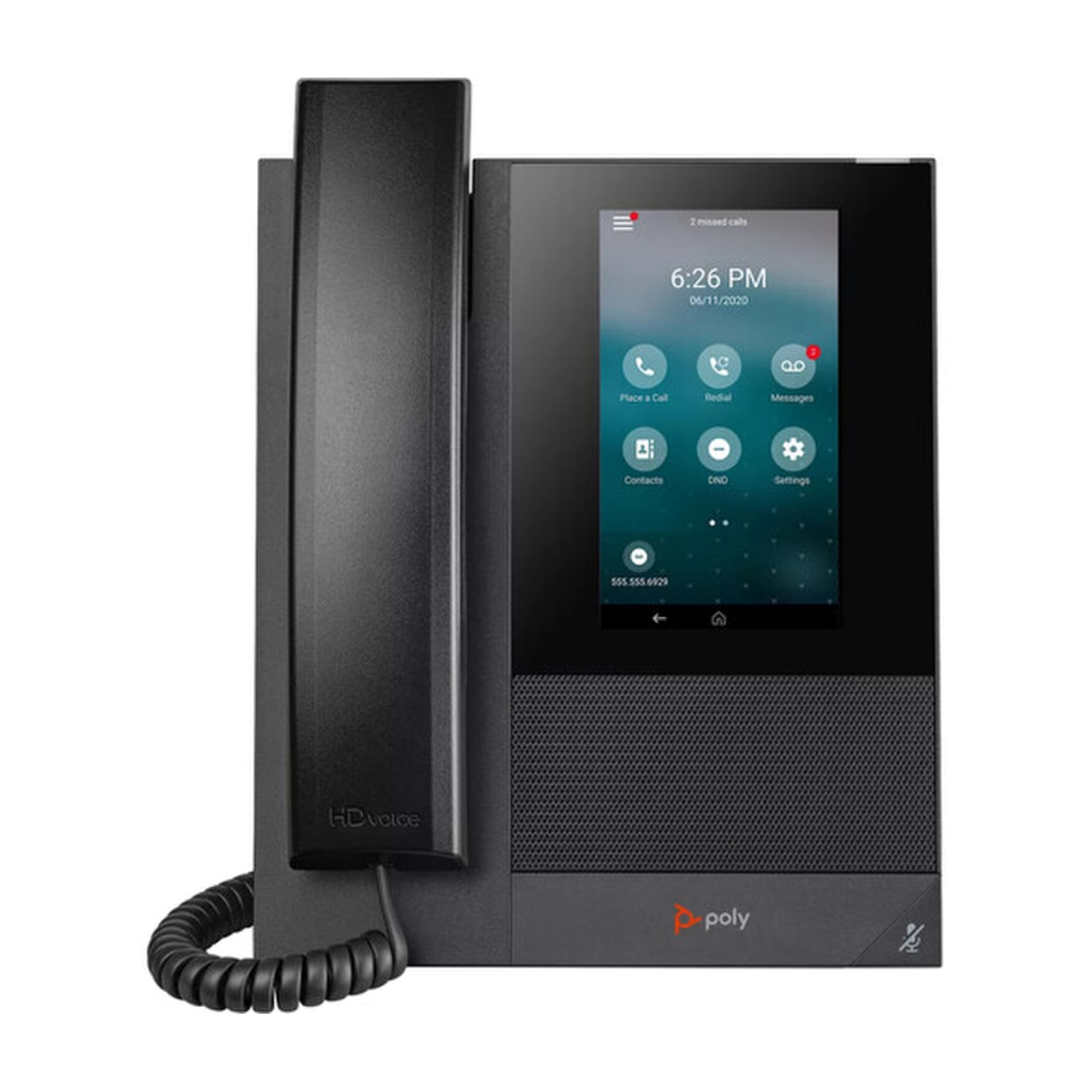 Poly CCX 400 Business Media Desk IP Phone - Black