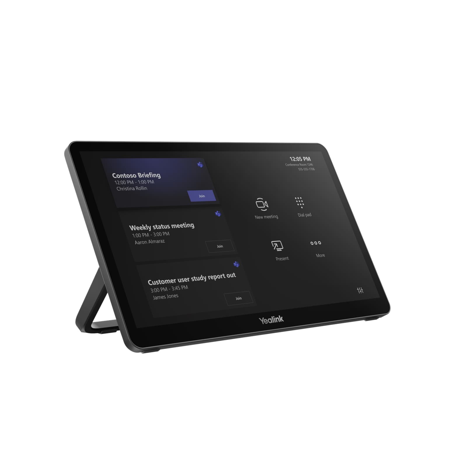 Yealink MTouch Plus 11.6" Video Conferencing Room System Controller