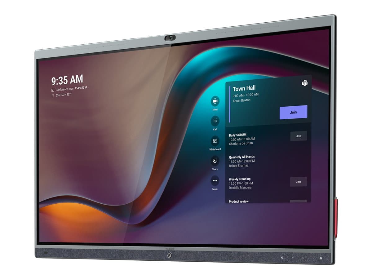 Yealink MeetingBoard 75 Pro 75" LED-backlit LCD display - 4K - for interactive communication