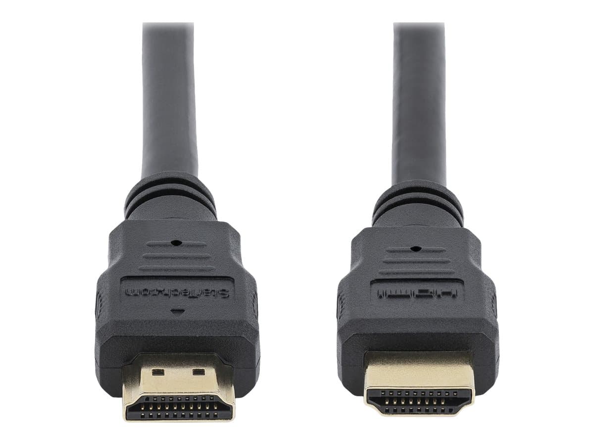 Startech 0.5m High Speed HDMI Cable - Ultra HD 4k x 2k HDMI Cable - HDMI to HDMI M/M - 50cm HDMI 1.4 Cable - Audio/Video Gold-Plated (HDMM50CM) - HDMI