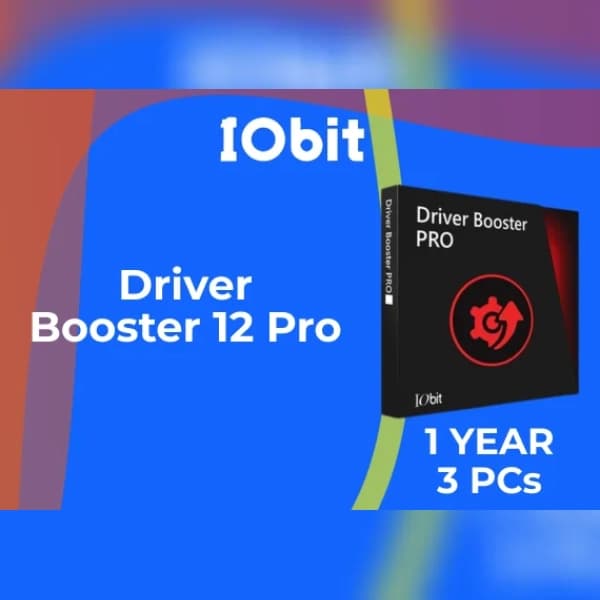 IObit Driver Booster 12 Pro (1 Year / 3 PCs) Key - GLOBAL