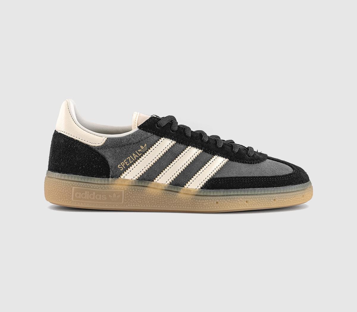 adidas Womens Handball Spezial Trainers Carbon Offwhite Black, 5.5