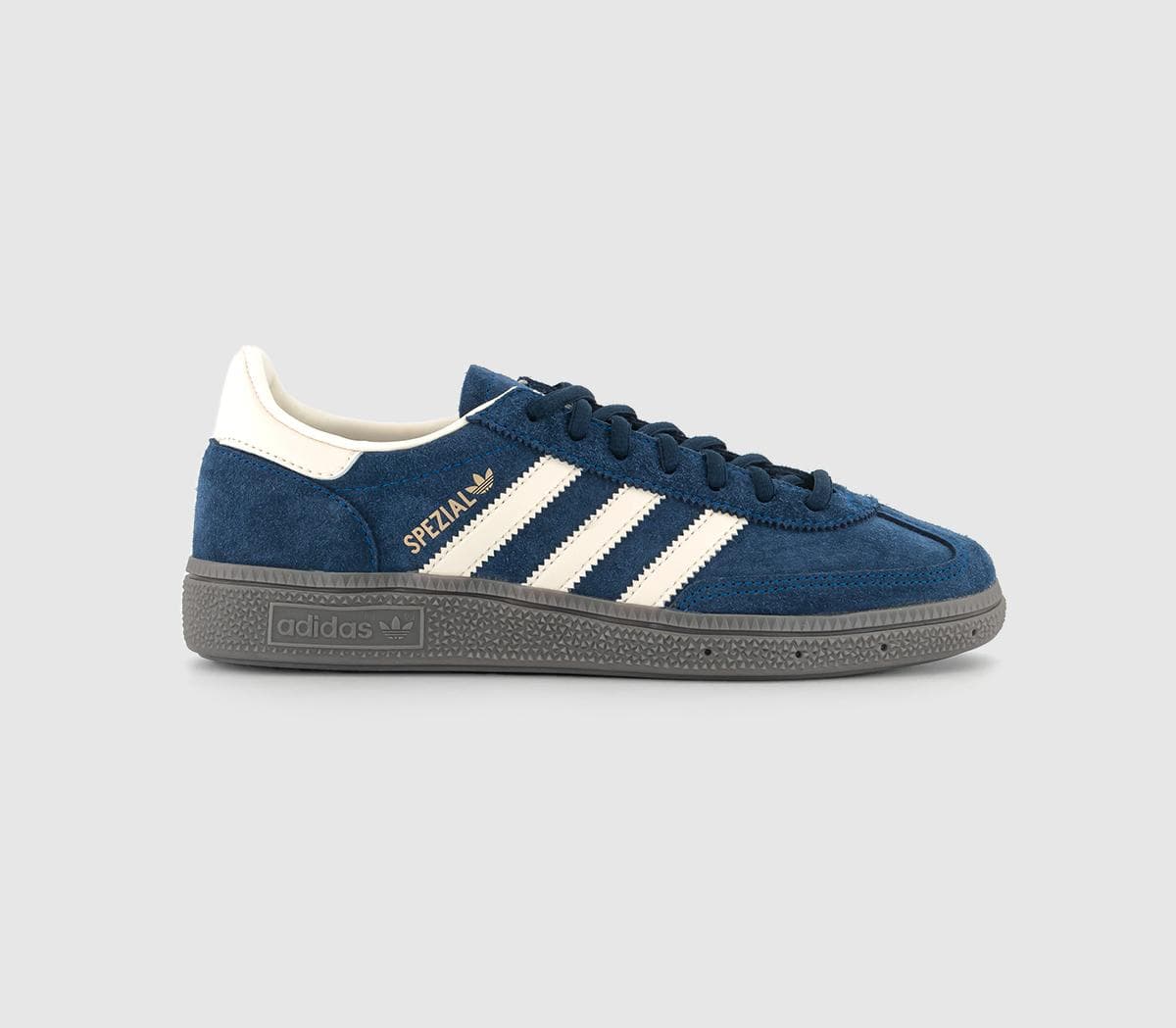 adidas Womens Handball Spezial Trainers Night Indigo Cream White White In Blue, 8.5