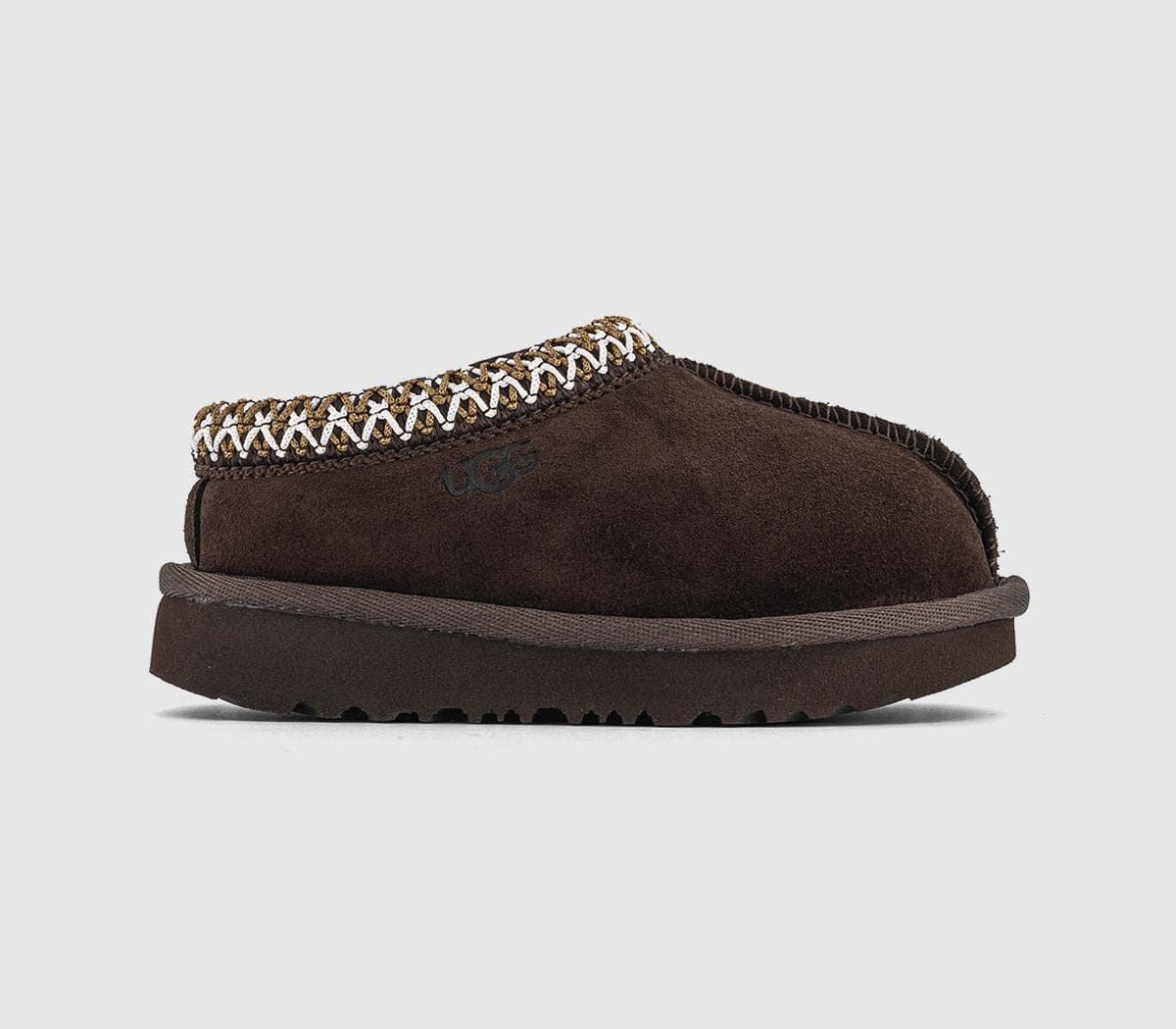 UGG Kids Tasman Toddler Slippers Dusted Cocoa Brown, 6infant