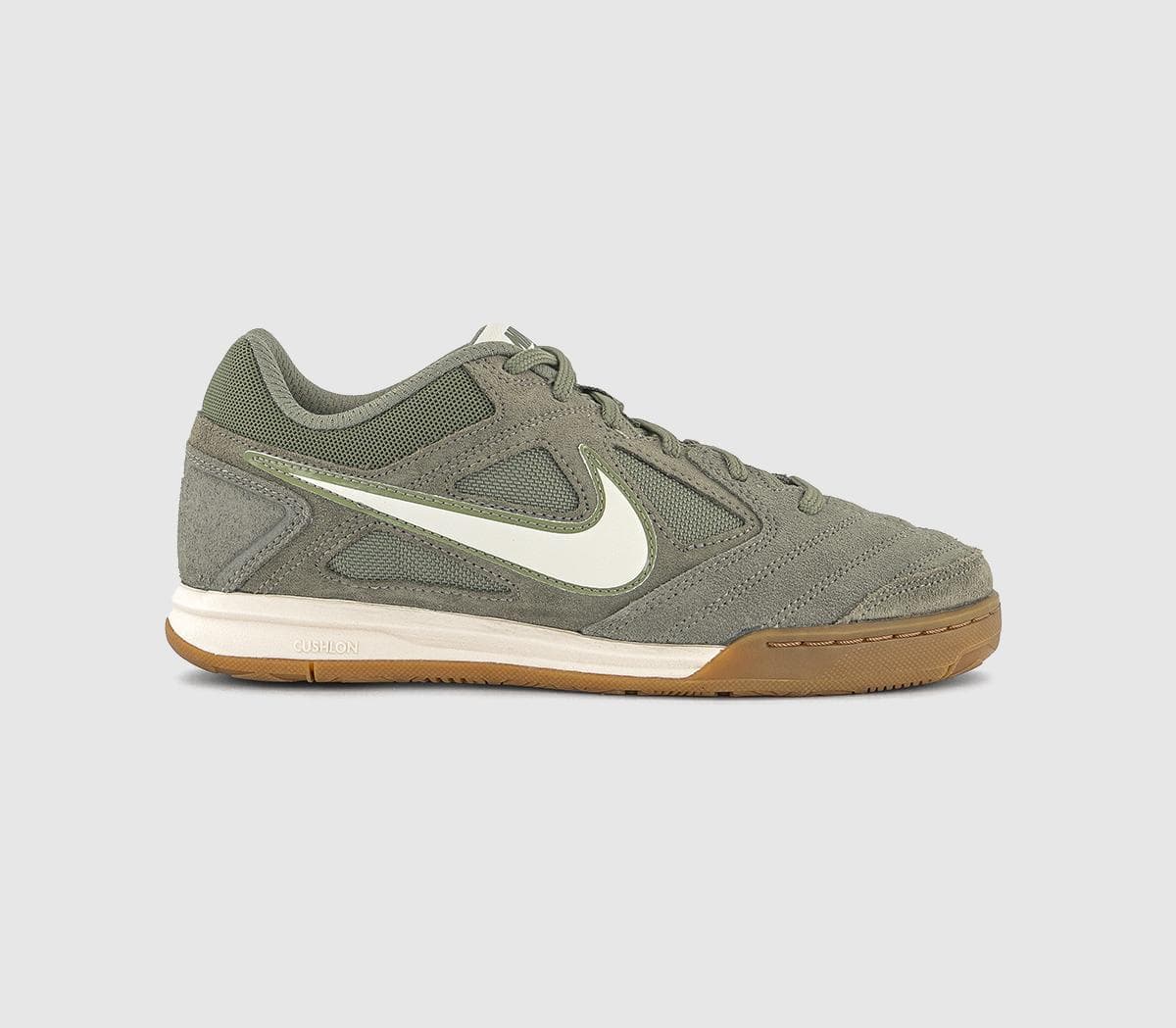 Nike Womens Gato Trainers Light Army Soft Pearl Gum Light Brown In Multi, 5