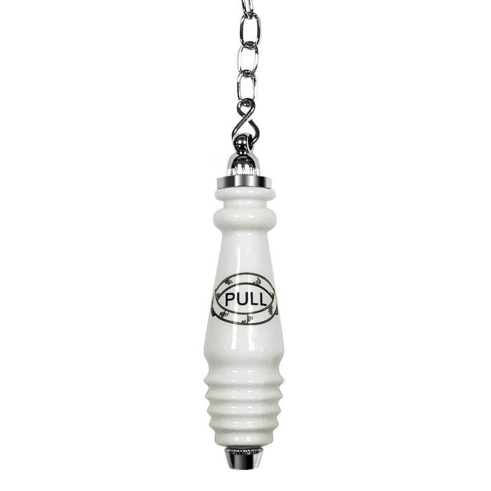 Ceramic Toilet Chain & Pull | Traditional Chain Flush & Handle