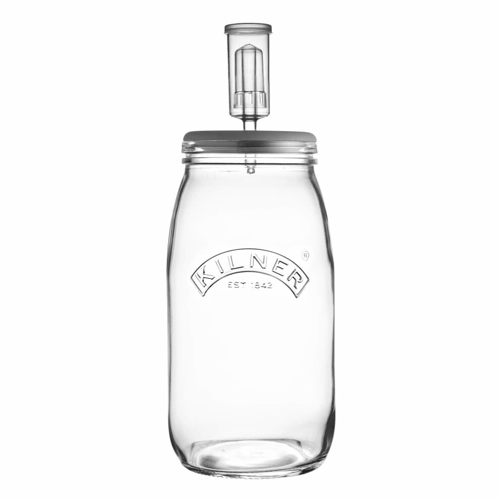 Fermentation Set for Sauerkraut, Kimchi etc with 3 Litre Clip Top Jar