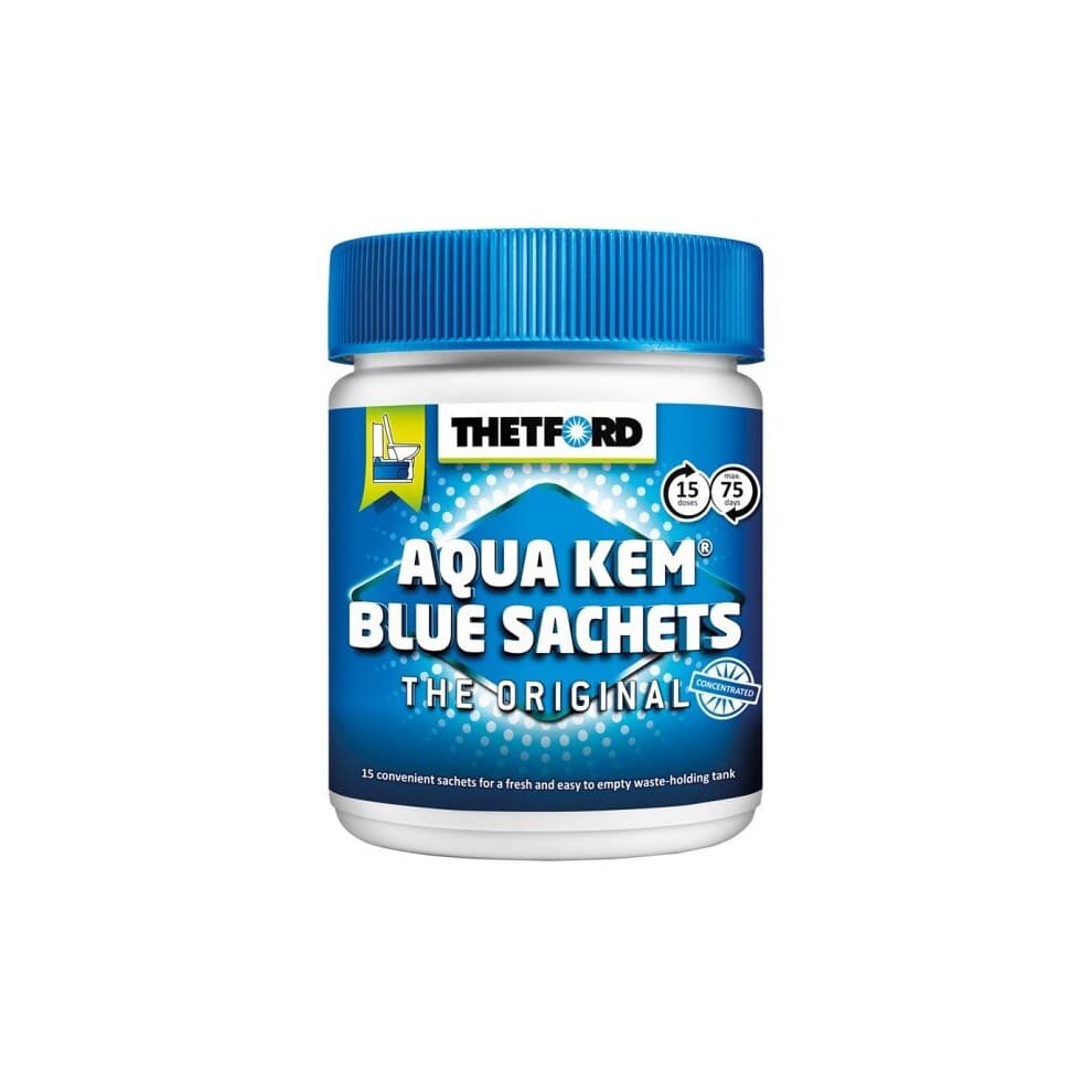 THETFORD Aqua Kem Blue Toilet Sachets - Can of 15 [30235AJ]