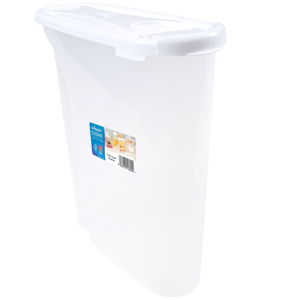 Wham Cereal Dispenser Food Storage 2.5L White [12395]