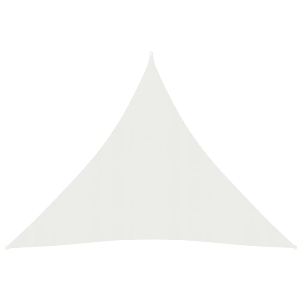 vidaXL Sunshade Sail 160 g/m² White 3x3x3 m HDPE Outdoor Garden Sunscreen