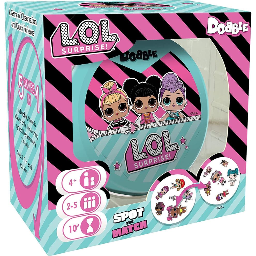 Dobble LOL Surprise Sleeved Card Game