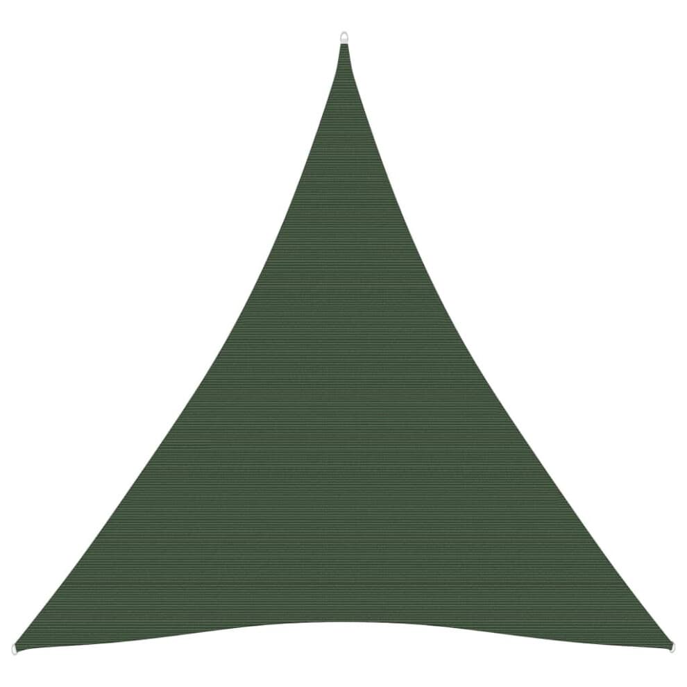 vidaXL Sunshade Sail 160 g/m² Dark Green 4x5x5 m HDPE Sunscreen Patio Shade