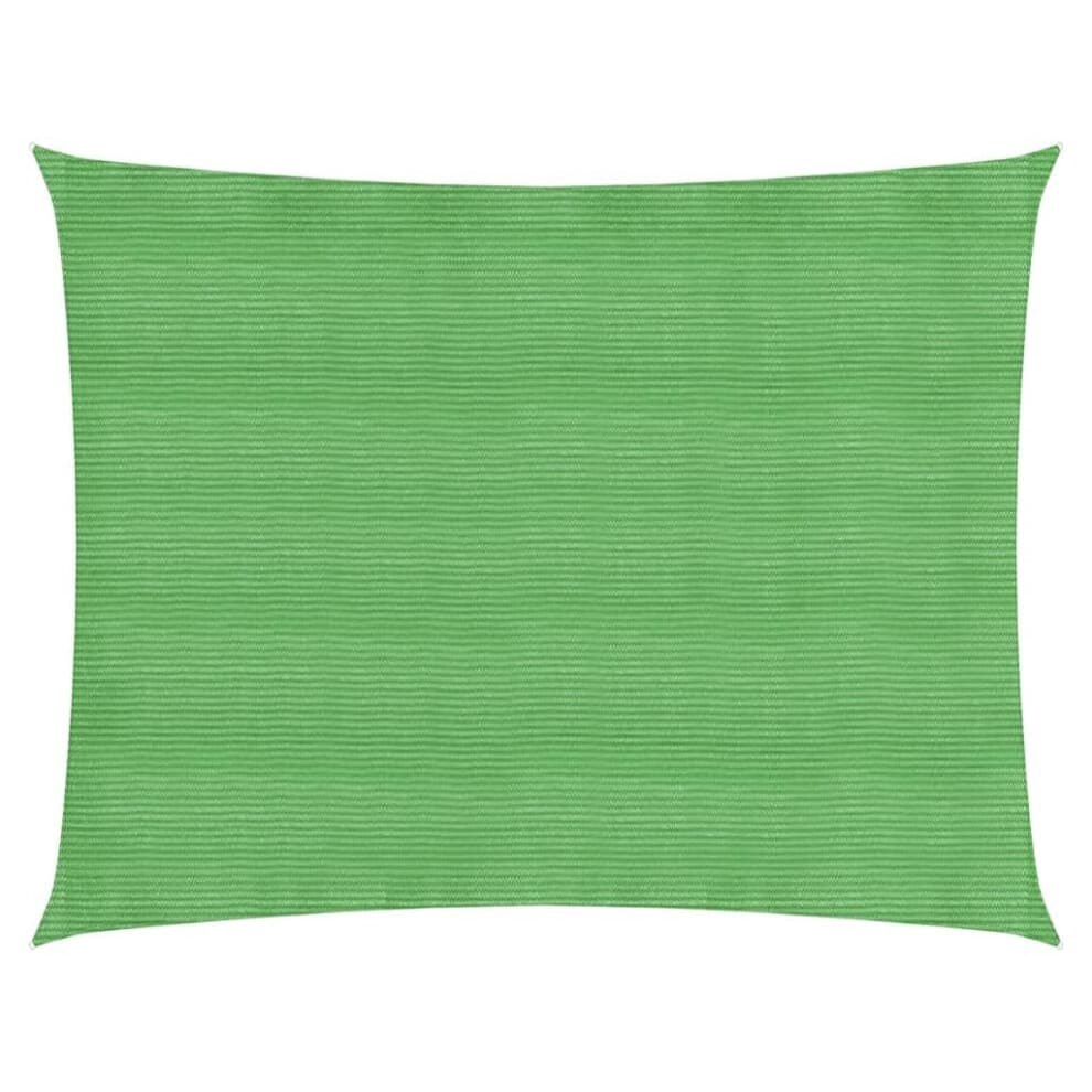 vidaXL Sunshade Sail 160 g/m² Light Green 3x4 m HDPE Garden Sunscreen Canopy