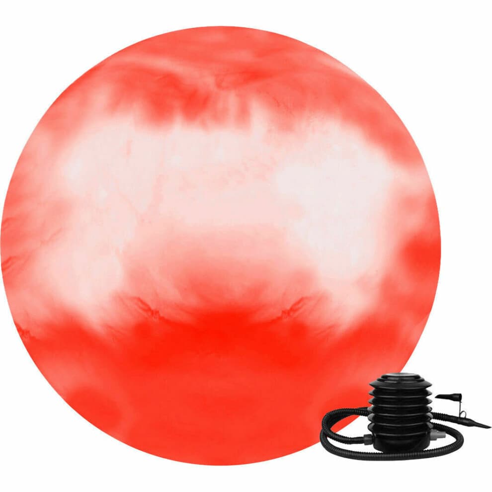 (Mixed Red) Swiss Ball 65cm Exercise Yoga Pregnancy Pilates