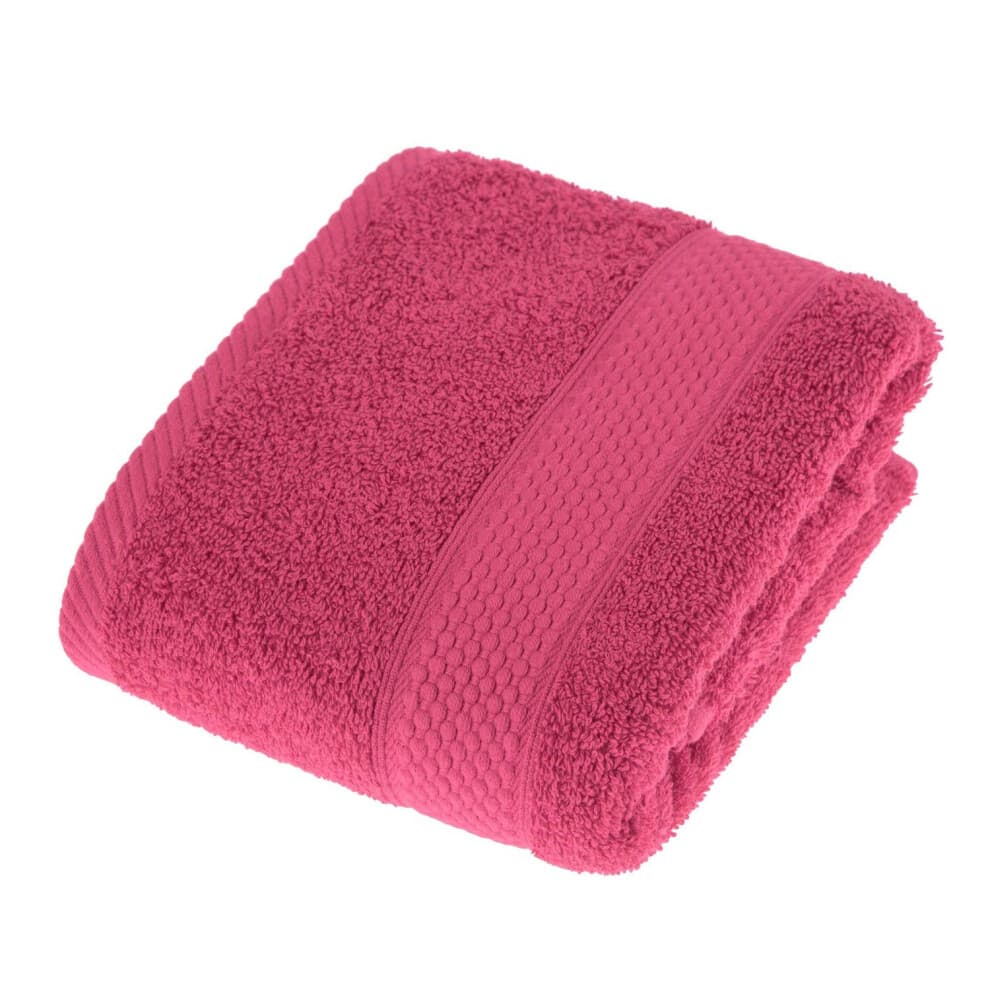 (Raspberry, Hand Towel) 100% Turkish Cotton 500 GSM