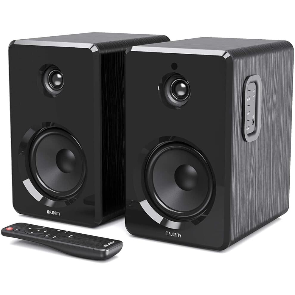 Majority D40 Bookshelf Speakers - Black