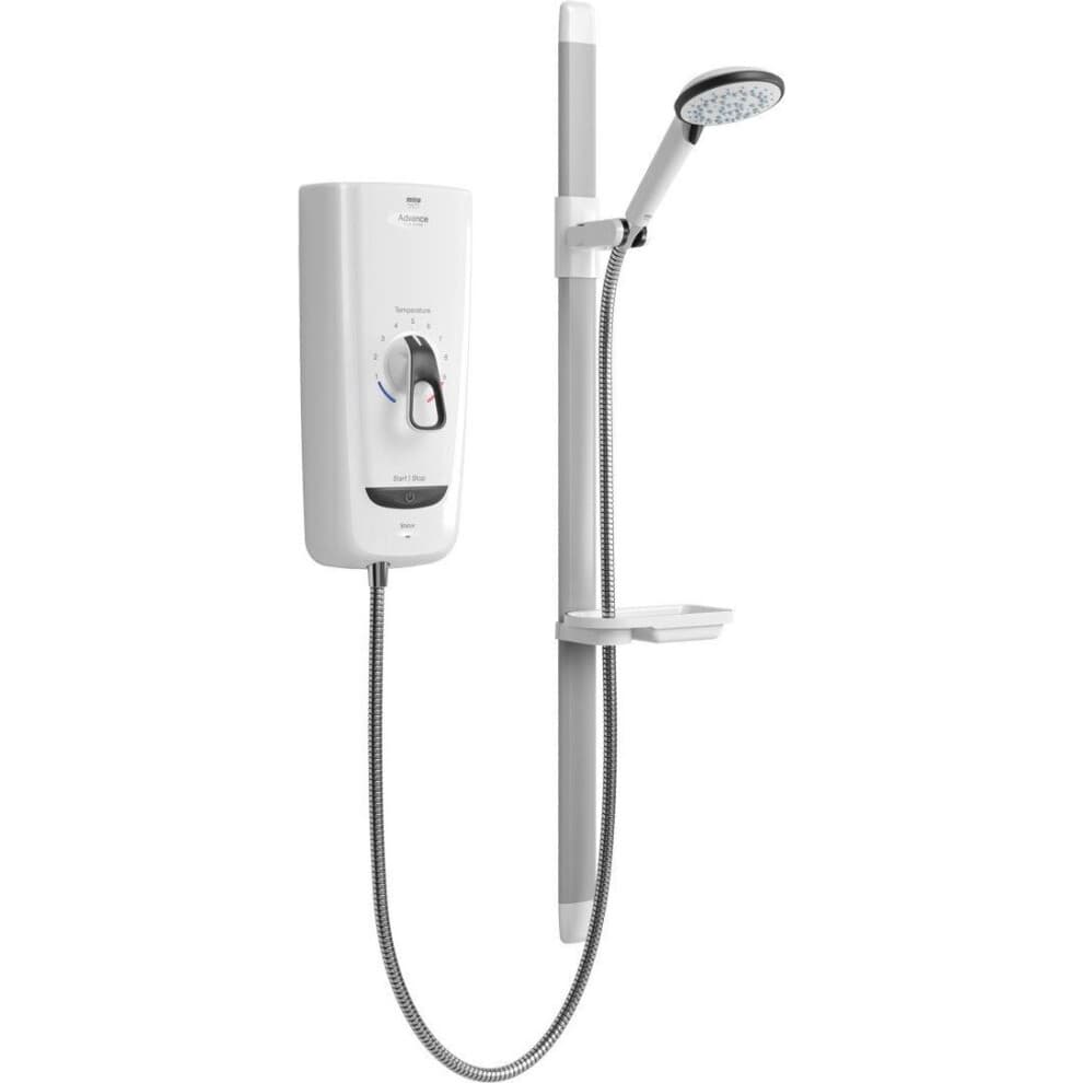 Mira Advance Flex Extra Thermostatic Shower Electric Assistive 8.7kW White