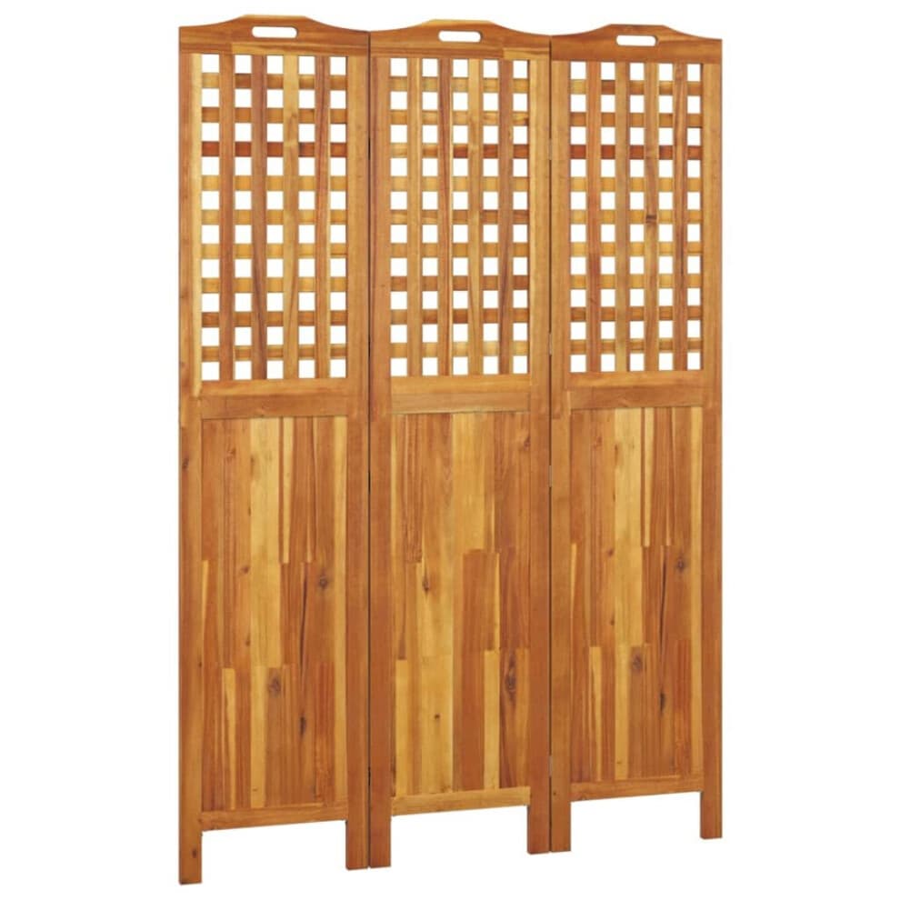 (121.5 x 2 x 180 cm (L x W x H)) vidaXL Solid Wood Acacia Room Divider Separator Privacy Screen Multi Sizes