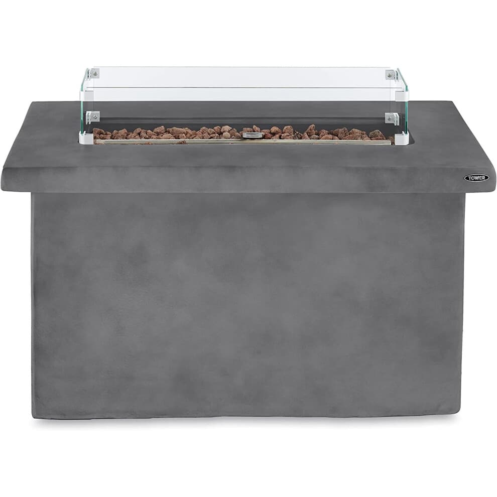 Tower T978529 Large Magna Rectangular Gas Fire Pit