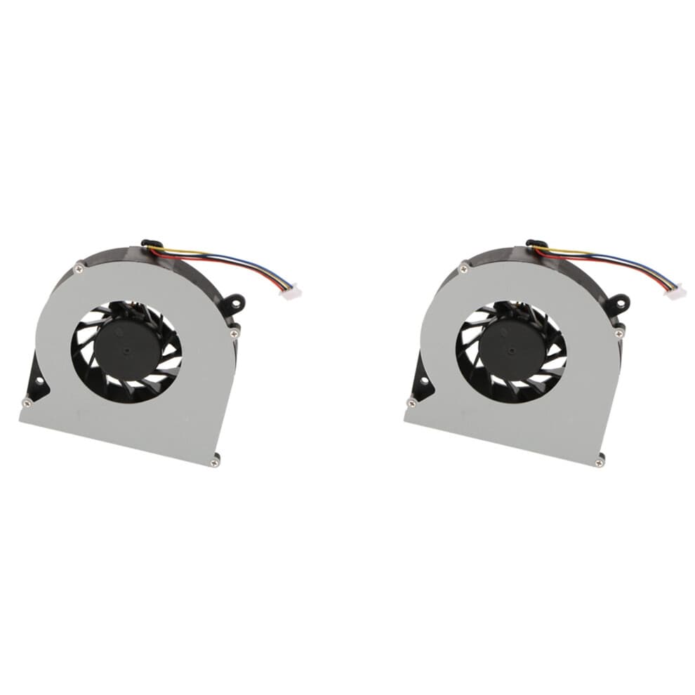 2X New CPU Cooling Fan Fit 4Pin for Probook 4530S 4535S 4730S 6460B 6465B 8460P 646285-001 646284-00 Laptop DC 5V