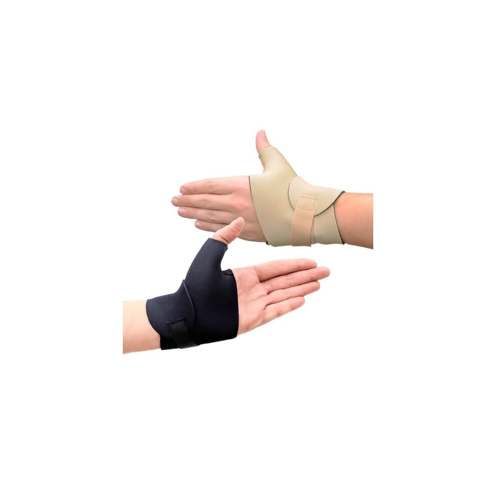 Express Orthopaedic - Medically Approved Neoprene Wrist & Thumb Support Wrap - Bilateral (Beige, SMALL - Wrist Circ:15-17cm)