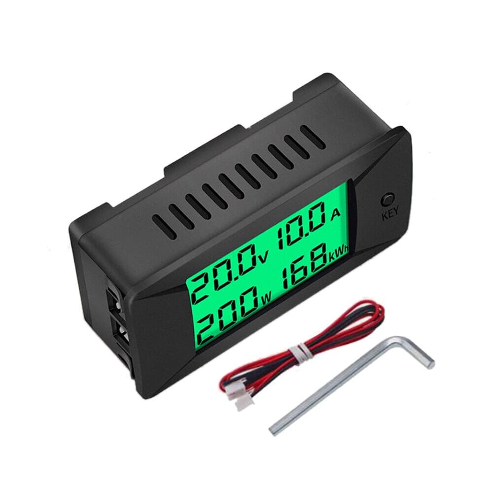 PEACEFAIR PZEM-025 DC Digital Battery Tester Bidirectional Ammeter Voltmeter Power Energy Watt Meter 300v 50A