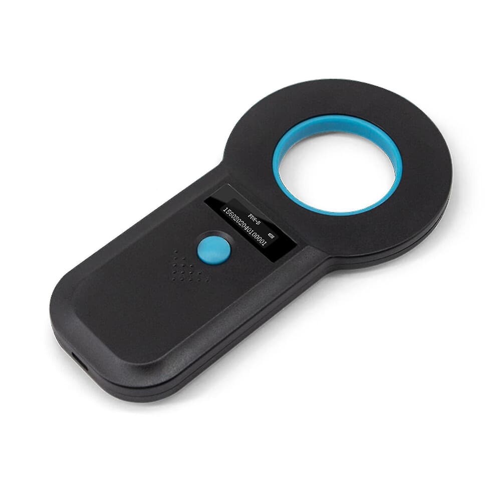 Emid ISO Chip Animal Tag Reader – Portable OLED Pet ID Scanner for Dogs, Cats, Livestock (134.2kHz/125kHz, FDX-B, EMID)